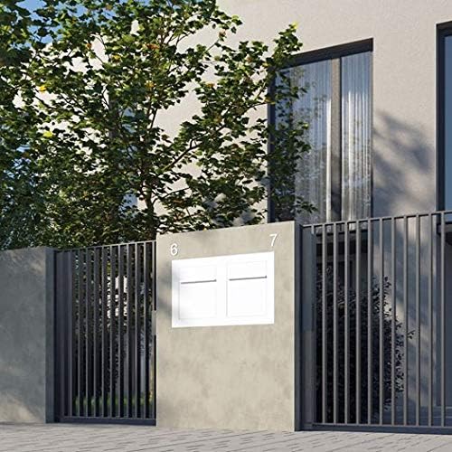 Unterputz-Briefkasten, Design Einbaubriefkasten Bari Edelstahl - Bravios