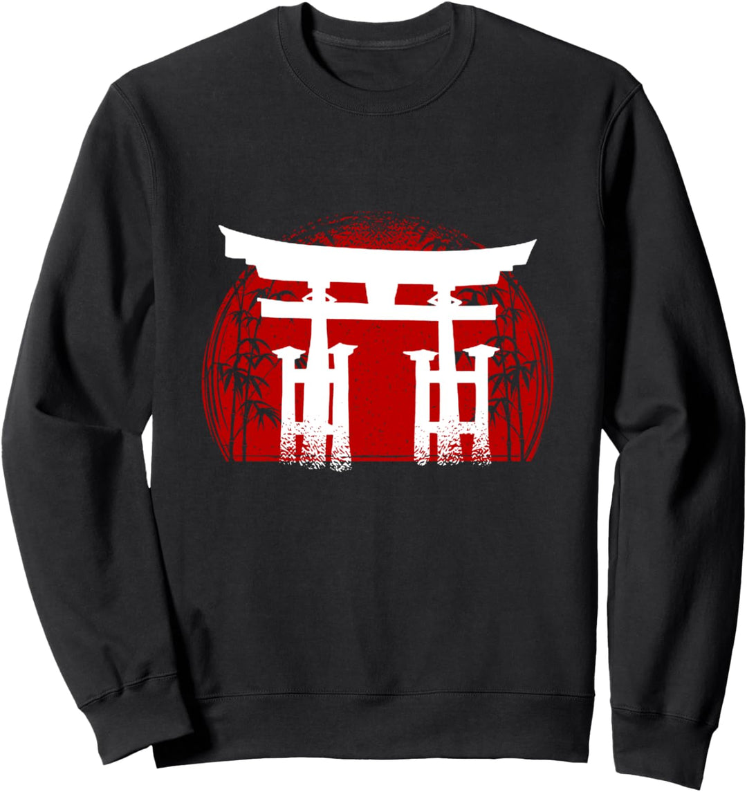 Japanisches Torii Japan Samurai Sweatshirt