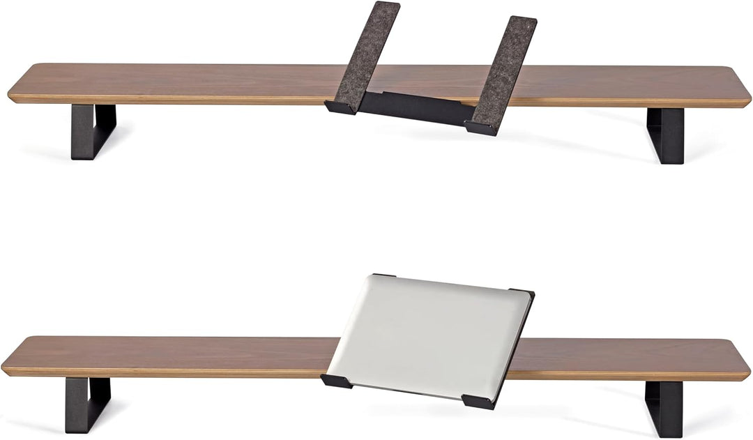 Laptop-Ständer mit einstellbarem Winkel für Desk Shelf Schiene | Modulares Zubehör Desk Shelves