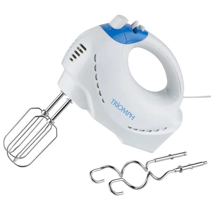 Triomph ETF2121 Handmixer/weiss/blau, 18 x 5 x 28 cm