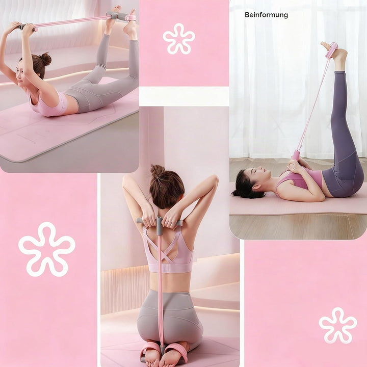 Bauchtrainer Bodybuilding Expander Bauchtrainer Multifunktionstrainer Sit-Up Trainingsgeräte Elastis