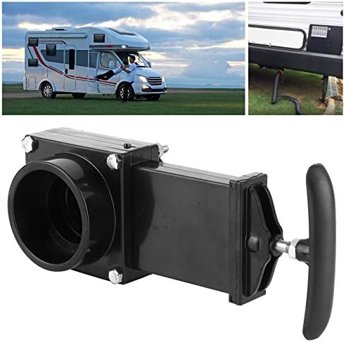 KIMISS RV Abfallventil mit Kunststoffgriff, 50 mm RV Ablassventil Abwasserkanal ABS-Ventil für Outdo