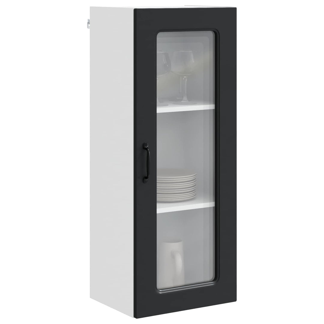 vidaXL Geschirrspülerfront Kalmar Schwarz 40 x 31 x 100 cm, Eleganter moderner Küchenregal, grosser