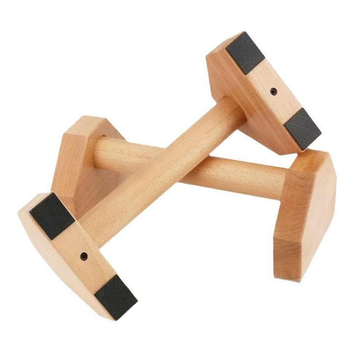 Liegestützgriffe für den Boden, 1 Paar, 25, 4 cm, Holz-Liegestützstange, robuste Liegestützgriffe, r