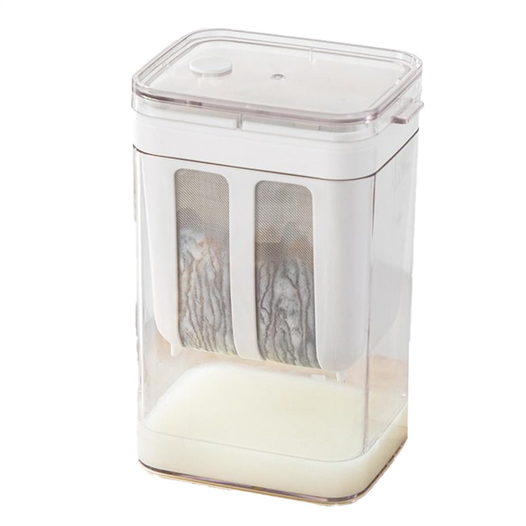 Joghurtfilter, 1,8 Liter Joghurt Milchfilter, Wiederverwendbarer Behälter Mit Mikrofilterbeutel Für