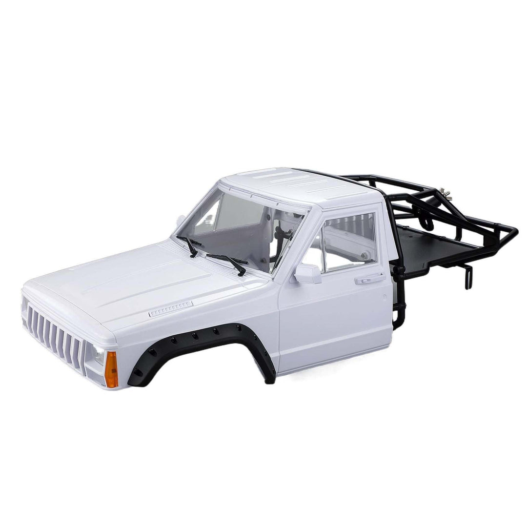 KEEDAD RC Crawler Karosserie Kabine & Rückseitenkäfig RC Body Shell für 1/10 RC Crawler Car TRX4 Axi
