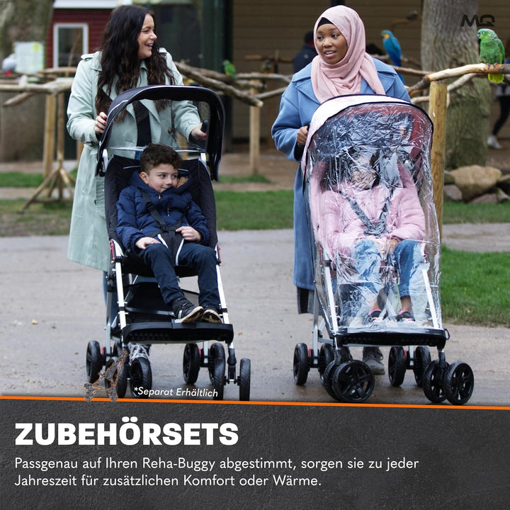 MobiQuip XL Kinderwagen für Kinder mit besonderen Bedürfnissen, Rollstuhl für ältere Kinder, einfach