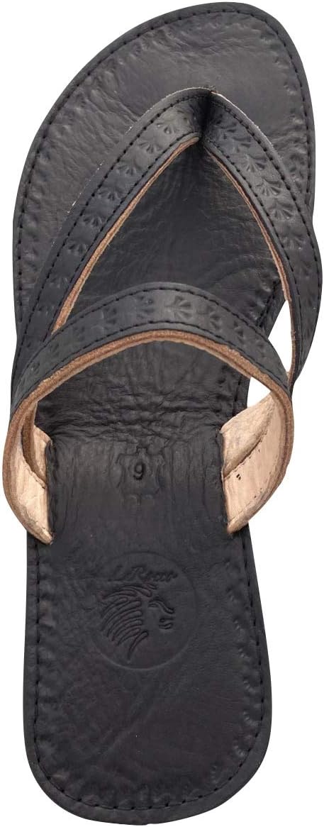 LaRocco Ledersandalen Zehentrenner Echtleder Sandalen 24.a.b. (40, Mattschwarz) 40 Mattschwarz, 40 M
