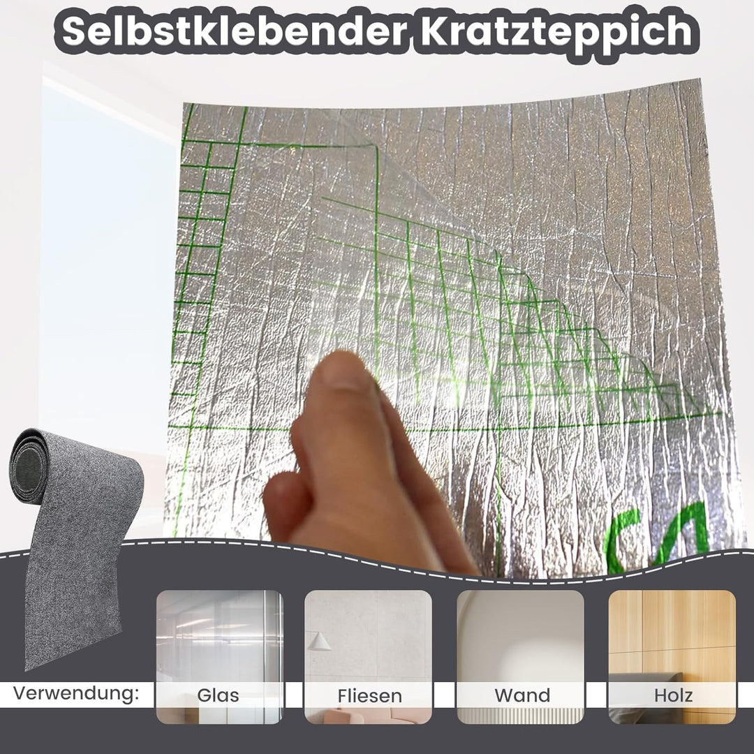 200 * 40CM Kratzmatte Selbstklebend, Selbstklebend Kratzmatte Katze, Kratzschutz Sofa Katze, DIY Kra