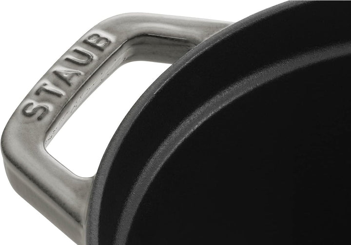 STAUB Cocotte, Gusseisen Bräter mit Deckel, 31 cm, 5,5 L, Oval, Alle Herdarten inkl Induktion, Made