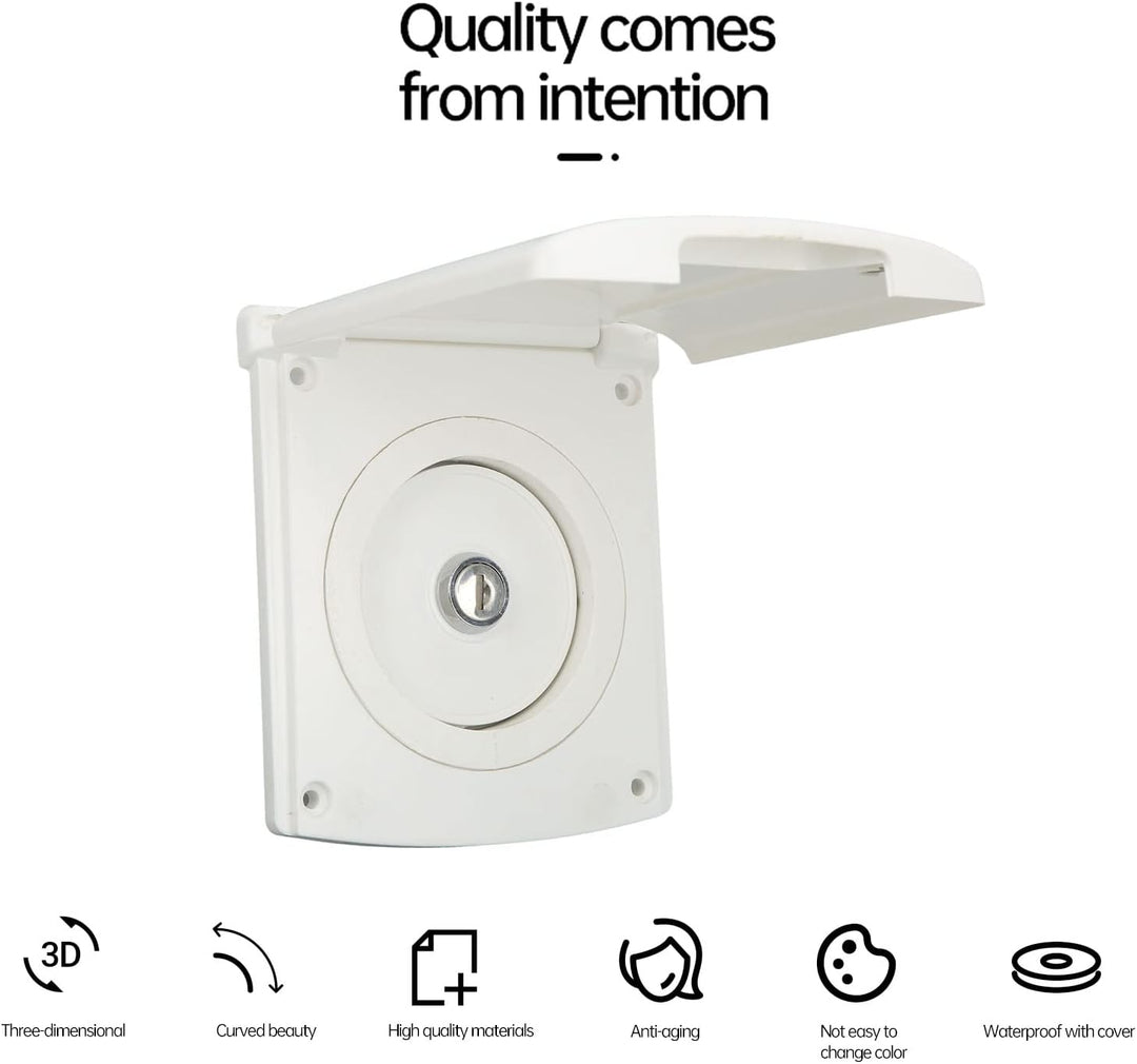 Tankdeckel Wassertankdeckel mit Dichtung und 2 Schlüsseln 79 x 79 mm Auslaufsicherer Wasser Diesel T