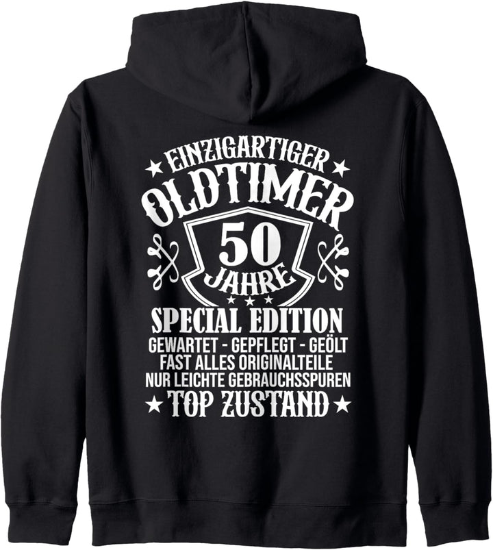 50. Geburtstag Männer Herren Oldtimer 50 Jahre Mann Kapuzenjacke