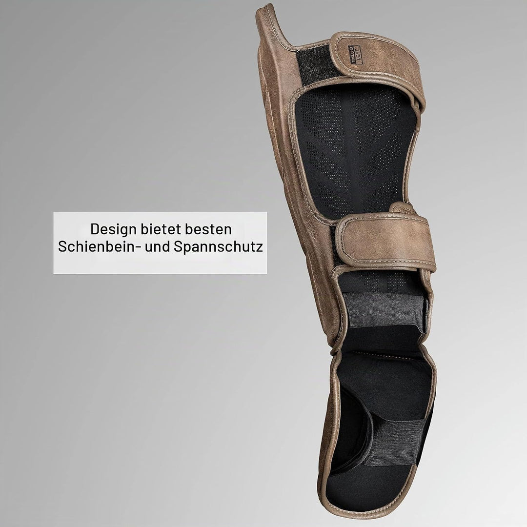 Hayabusa T3 LX Schienbeinschoner aus Leder M, M