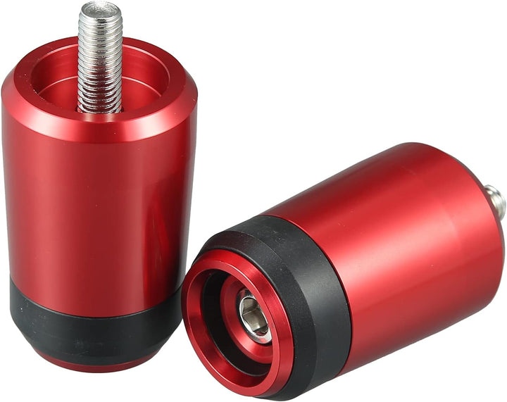 Motoforti 2 X Motorrad Lenkergriffe 22mm CNC Aluminum Lenkergewichte Lenkerkappe Endstopfen Lenkeren