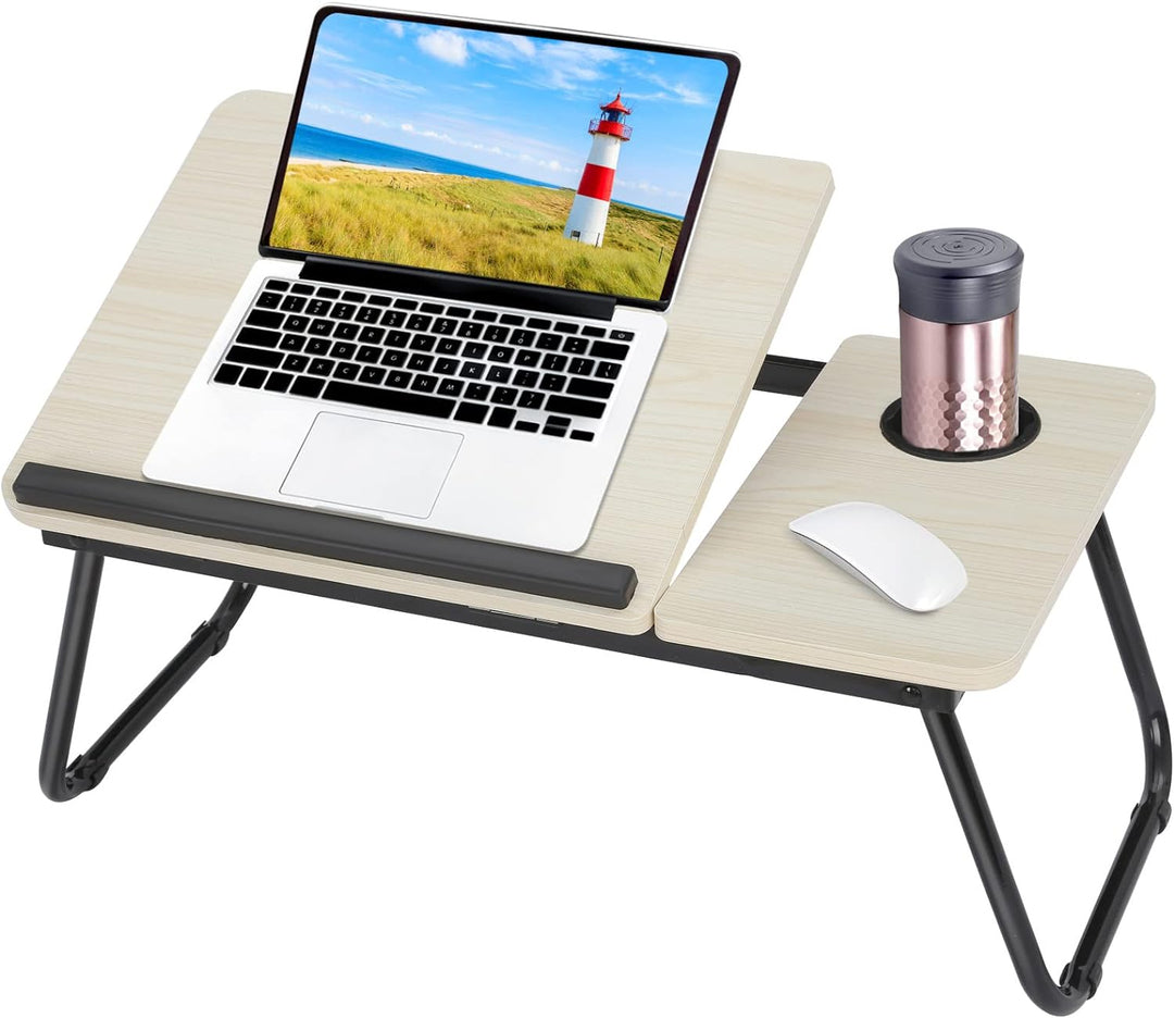 MorNon Faltbare Laptoptisch 55x32x25cm Tablet Tisch Betttisch Betttablett Notebook Laptoptisch Noteb