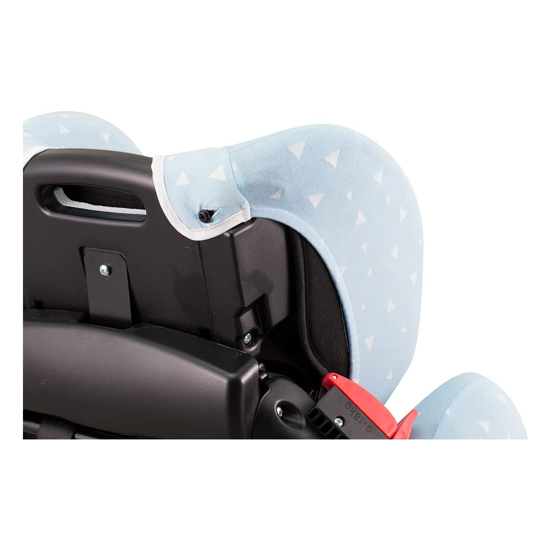 JYOKO KIDS Bezug für Autositz kompatibel mit Recaro Young Sport Hero, aus Baumwolle (Blue Sparkles),