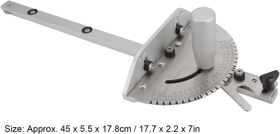 Gehrungslehre, Hochpräzise Aluminium-Tischsägenlehre, Professionelles, Robustes, Langlebiges Zubehör