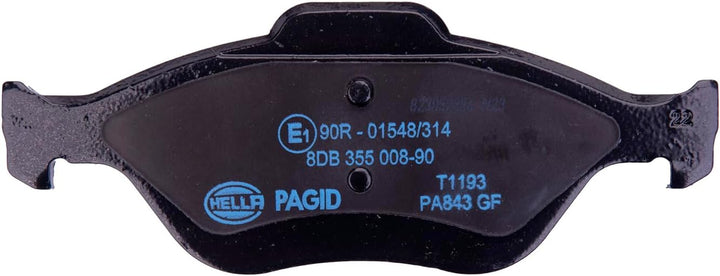 HELLA PAGID 8DB 355 008-901 Bremsbelagsatz - T1193 - Dicke/Stärke: 18.8mm - Bremssystem: Teves - nic