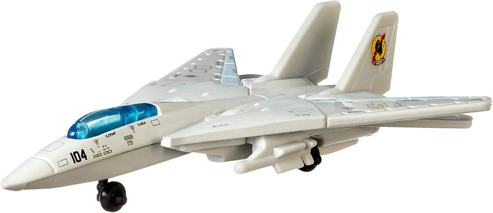 Matchbox GPF72 Top Gun Skybusters Then & Now 4er Pack, Spielzeug ab 3 Jahren