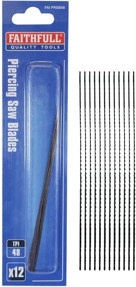 Faithfull - Piercing Sägeblätter (12) 48 tpi - FAIPRSB48 1 Klassisch, 1 Klassisch