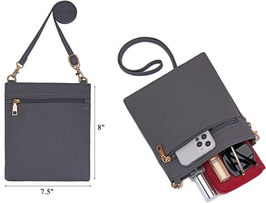 Idesort Grosse Umhängetasche, Damen-Handtaschen und Geldbörsen, Schulter- und Hobo-Taschen für Fraue