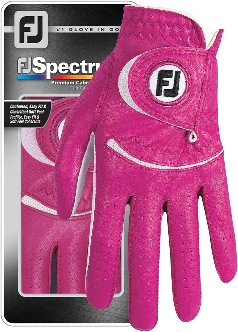 Footjoy Spectrum Damenhandschuh Pearl/Fuchsia, M