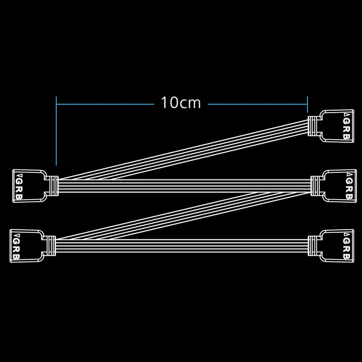 Akasa Compatible 4-in-1 RGB Splitterkabel - 40 cm