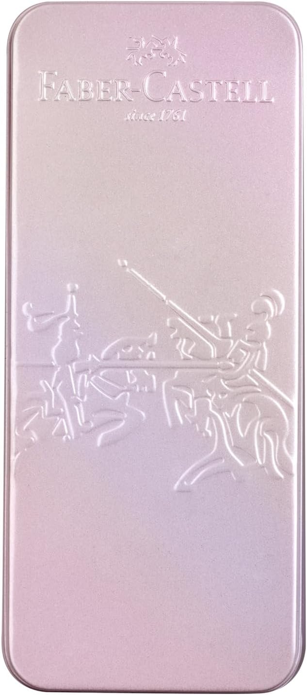 Faber-Castell 201533 - Schreibset Grip Edition Glam, mit Kugelschreiber und Füller, Federbreite M, p