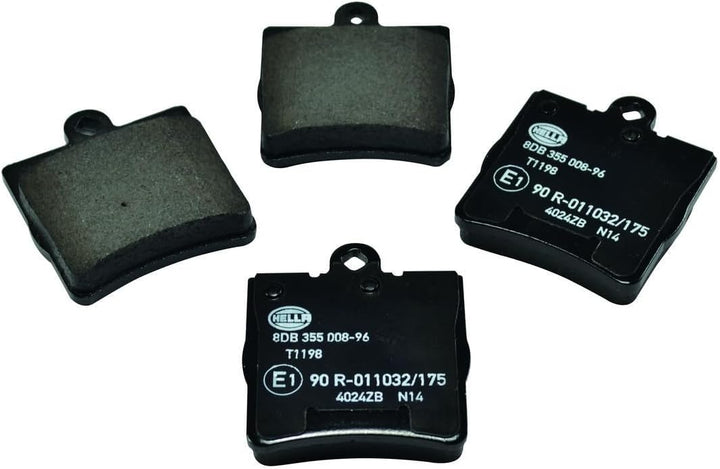 HELLA PAGID 8DB 355 008-961 Bremsbelagsatz - T1198 - Dicke/Stärke: 15.3mm - Bremssystem: Teves - nic