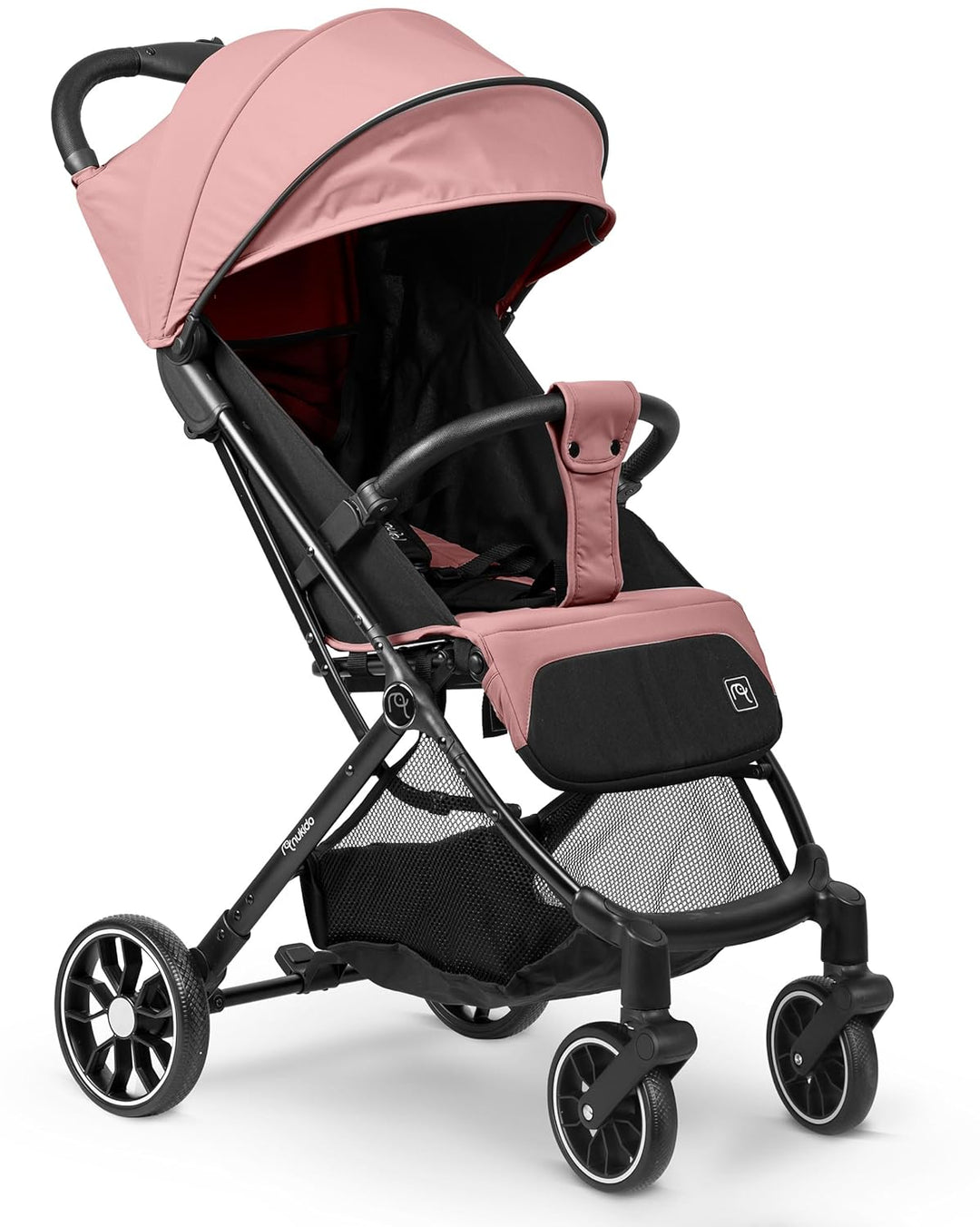 Nukido Kinder Wagen Kinderwagen Babywagen Bis 15 kg Grosse Räder Sitzbuggy Buggy Zusammenklappbar Ha