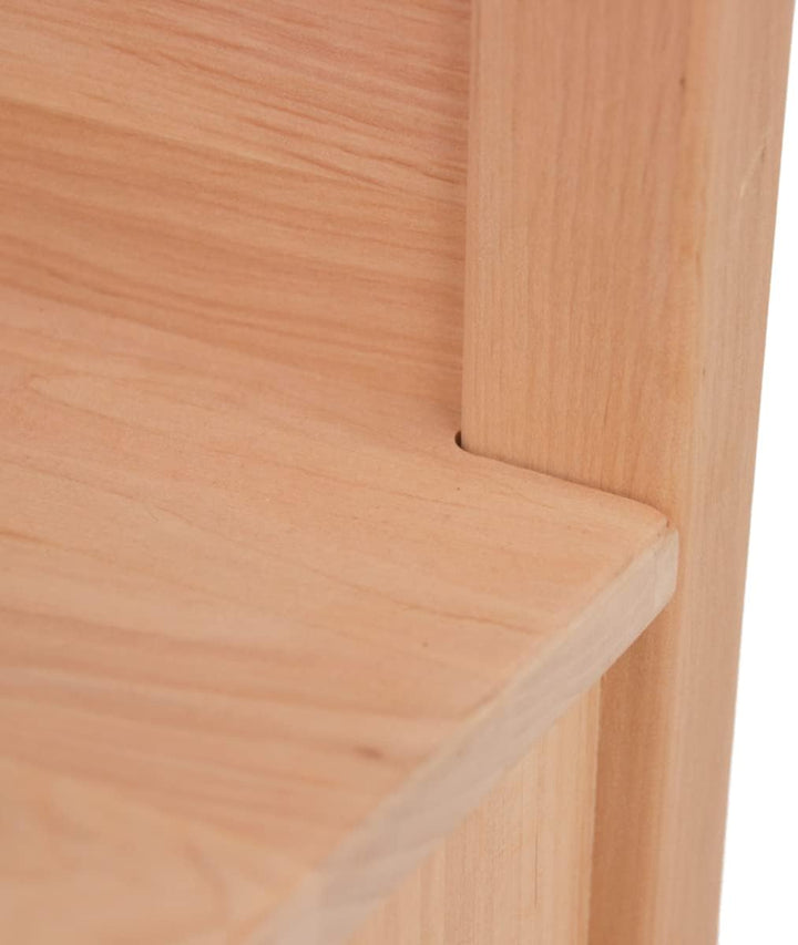 Holzspielzeug Peitz Kinder-Schuhschrank 8053 Massivholz-Garderobe für Kindergarten oder Kinderzimmer