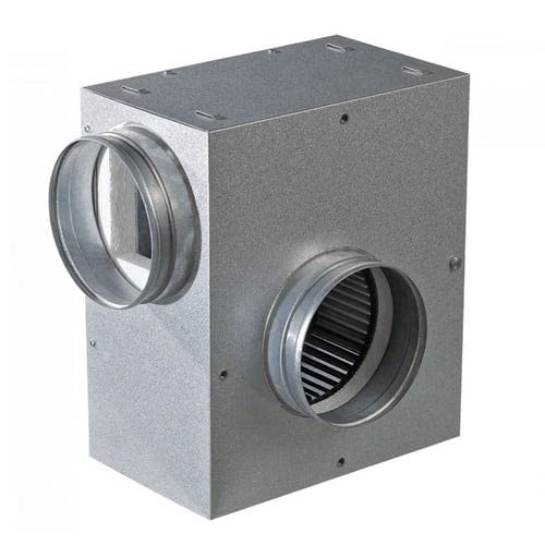 Lüfterkiste schallgedämmt Vents 530 m³/h - 125mm (KSA 125-2E)