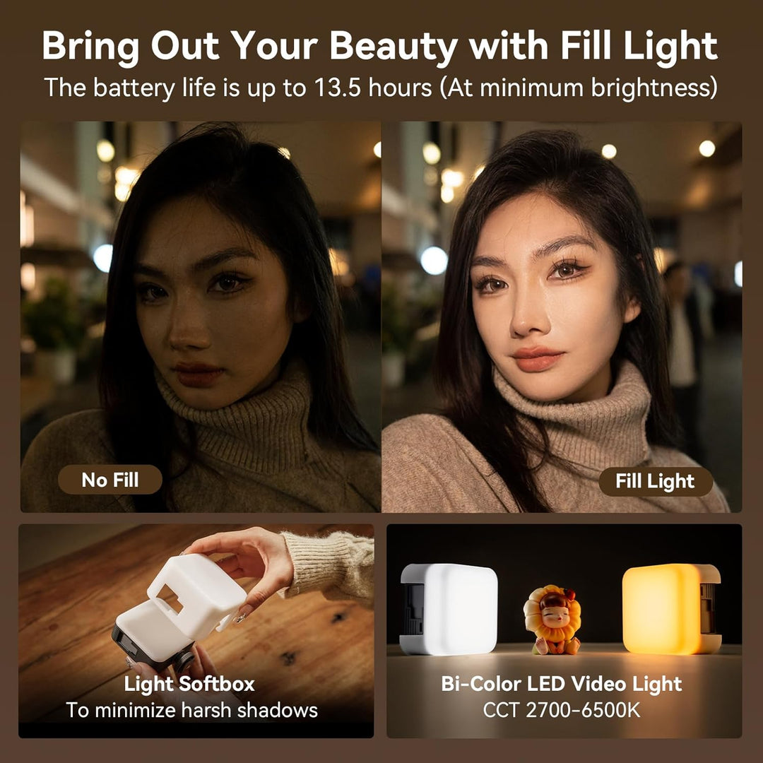 SMALLRIG VK-50 Vlogging Kit für iPhone, Content Creator Kit für YouTube und TikTok Starter, Videoauf