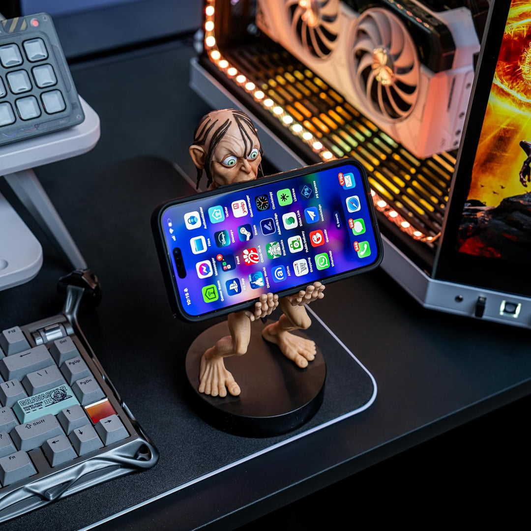 Cableguys Lord of The Rings Gollum Controller Halter &amp; Handy Ständer - Gaming Zubehör für Zimmer und