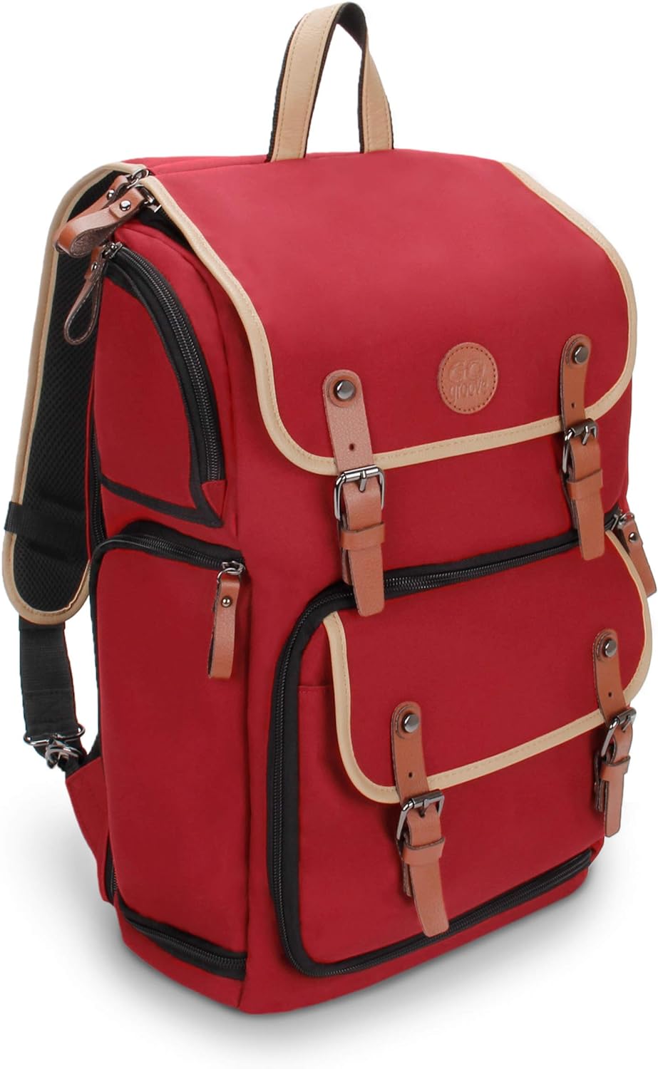GOgroove Kamera Rucksack für Spiegelreflexkameras: DSLR Backpack ideal für Reisen, ausreichend Platz