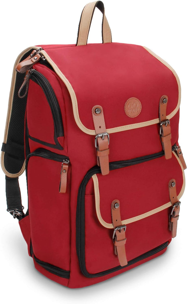 GOgroove Kamera Rucksack für Spiegelreflexkameras: DSLR Backpack ideal für Reisen, ausreichend Platz