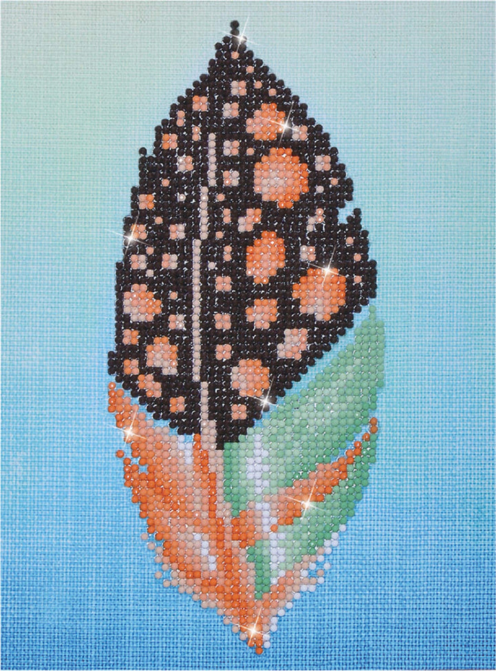 Diamond Dotz DD3-009 Feder, ca. 18 x 25 cm gross, Diamond Painting, Malen mit Diamanten, funkelndes