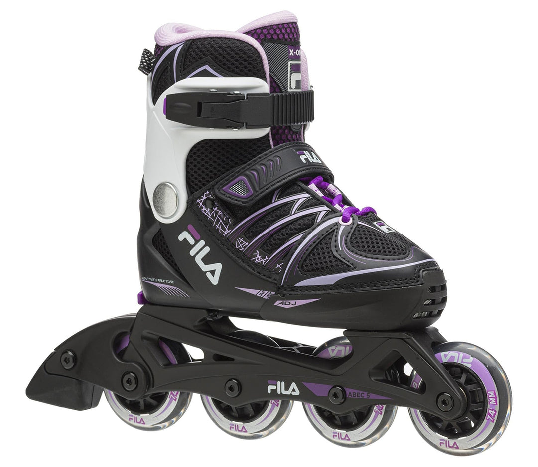 FILA Skates X-one Girl Inlineskates für Mädchen und Damen I in 4 Grössen verstellbar I schwarz/pink/