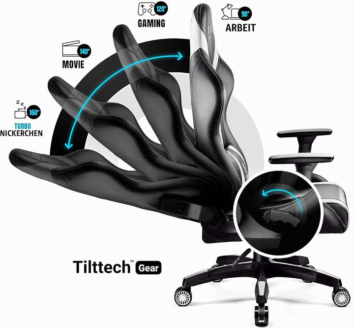 Diablo Gaming Stuhl X-Horn 2.0 Bürostuhl Gamer Chair Schreibtischstuhl 3D Armlehnen Ergonomisches De