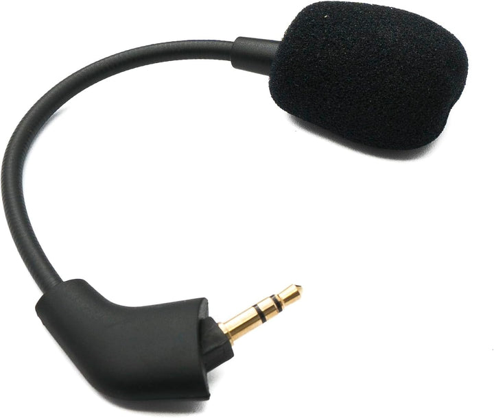 SYSTEM-S Ersatz Mikrofon AUX 3,5 mm Klinke für HyperX Cloud X II Core