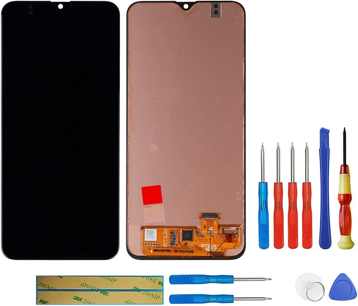 swark AM-OLED Display Kompatibel mit Samsung Galaxy A20 (2019) A205 SM-A205F/DS, SM-A205FN/DS 6,4 Zo