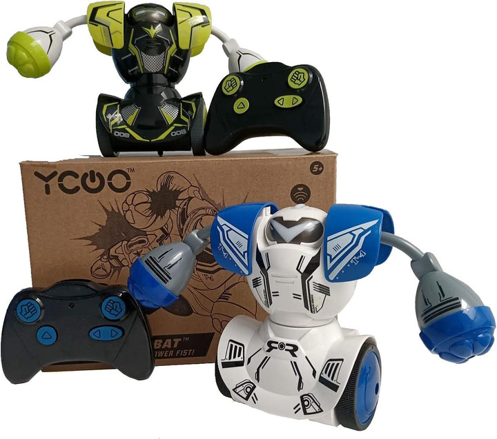 YCOO - Pack 2 Roboter Kombat Boxer Fernbedienung - Umweltfreundliche Verpackung, Einfach Auspacken -