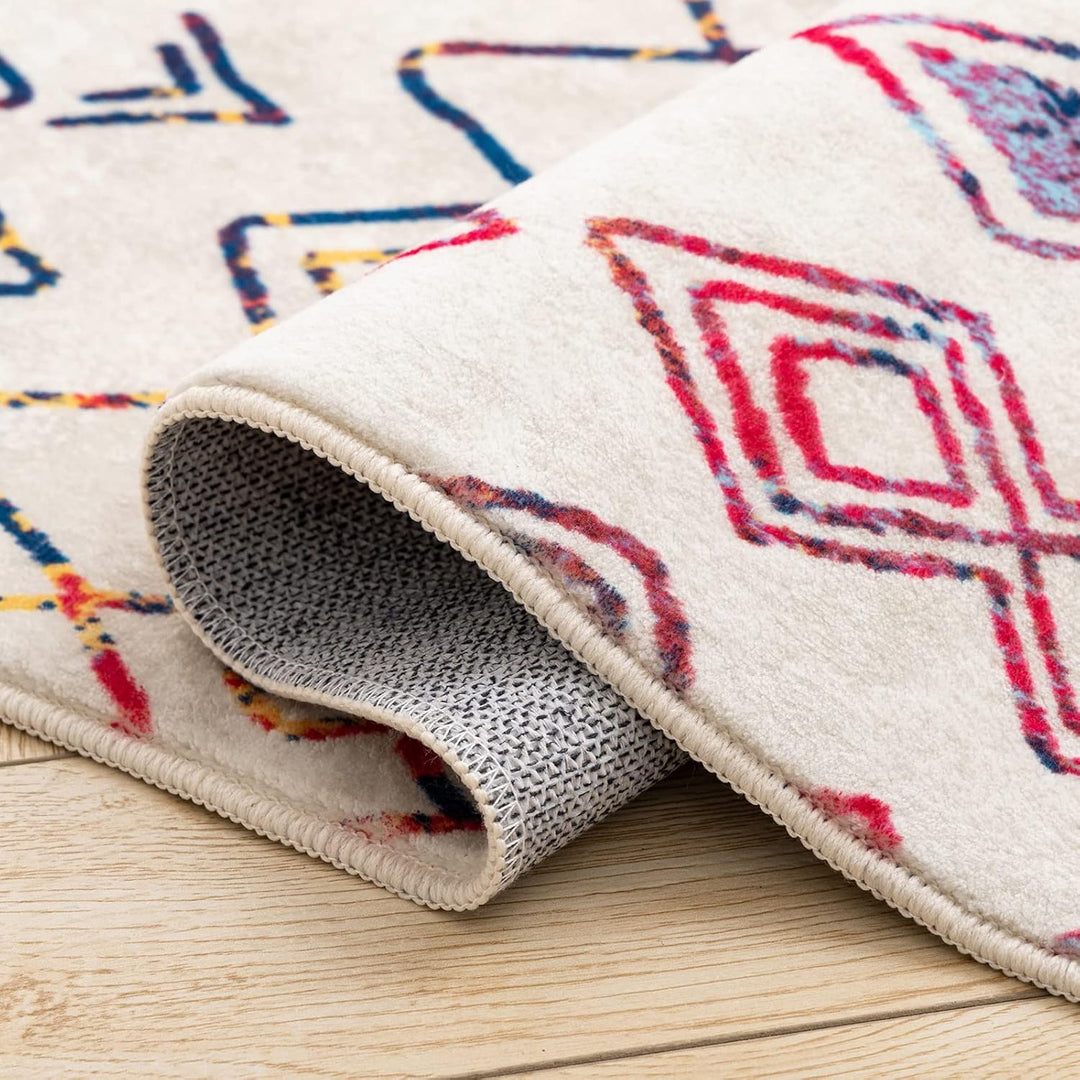 Carvapet Läufer Teppich 90x150cm rutschfest Lang Küchenteppich Waschbar Teppichläufer Weiche Mikrofa