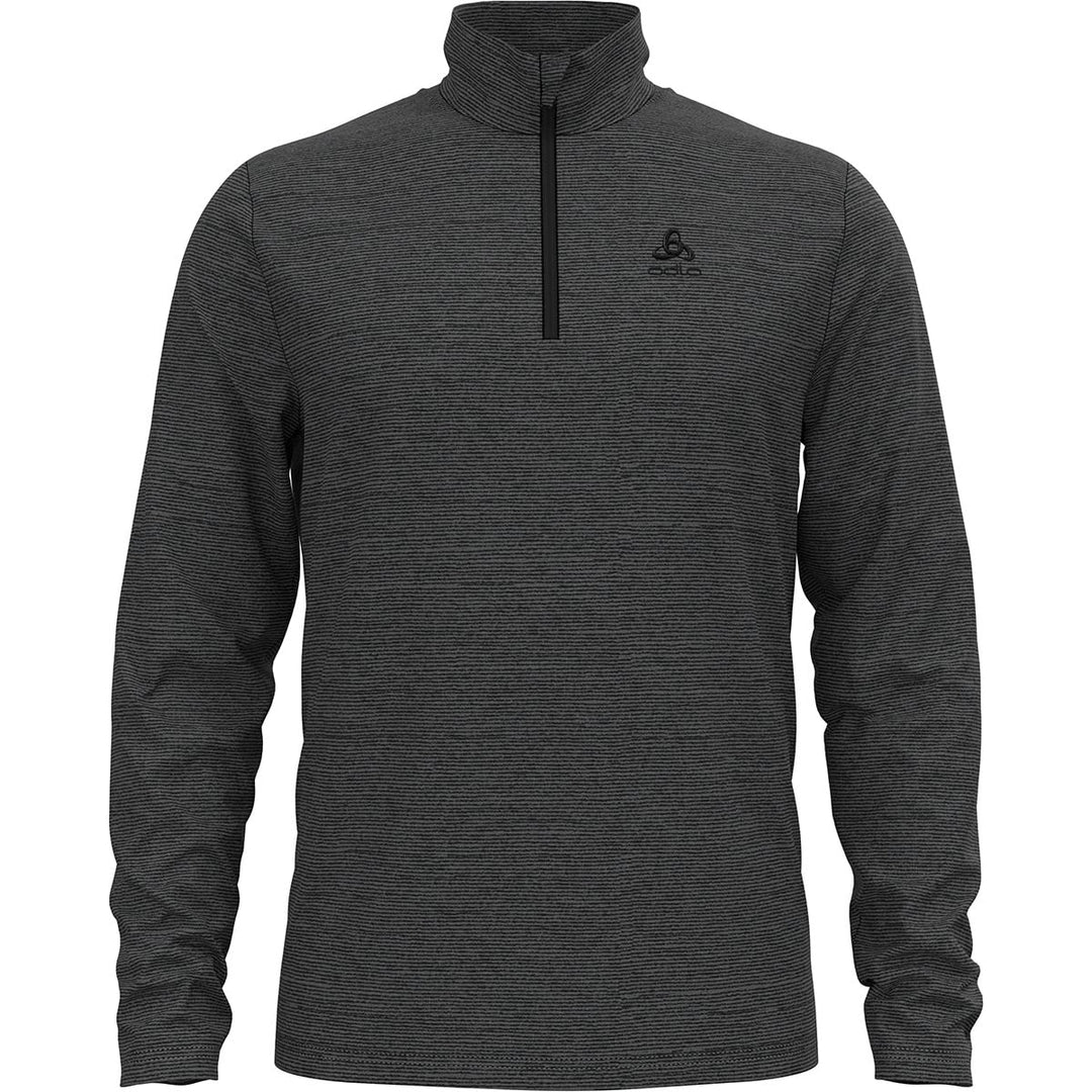 Odlo Herren Midlayer 1/2 Zip Roy Pullover XL Shale Grey - Black