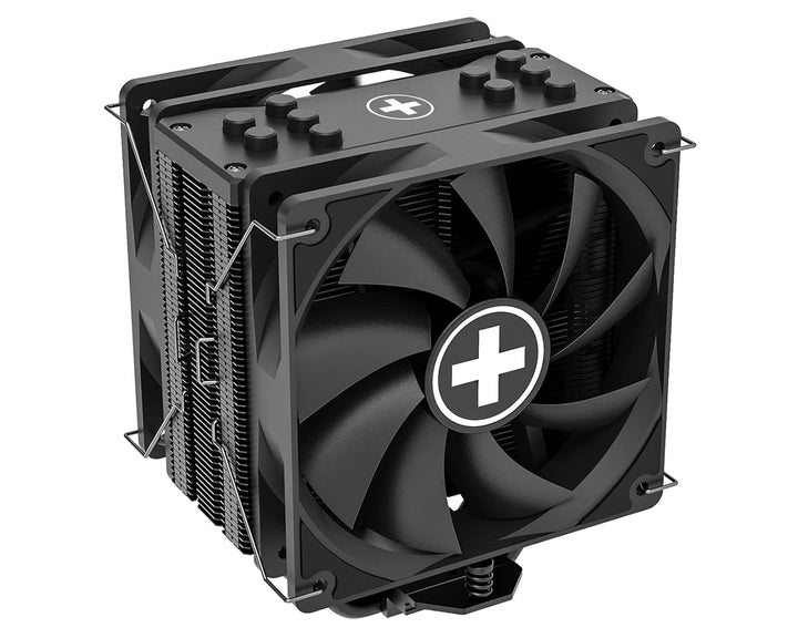 Xilence M705D AMD und Intel CPU Kühler, 2x 120mm Black PWM Lüfter, 220W TDP, schwarz