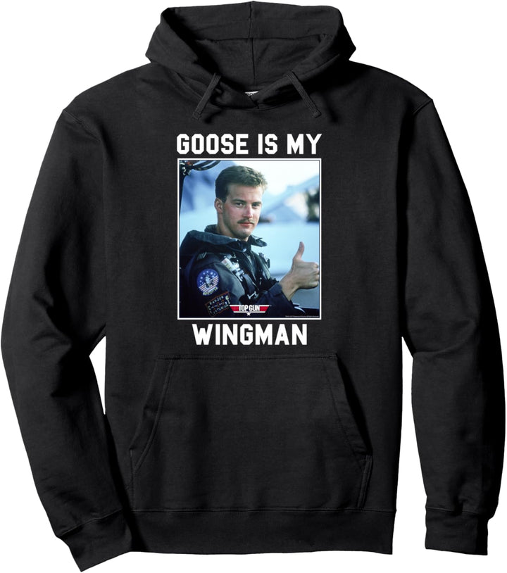 Top Gun Goose ist mein Wingman-Rahmen Pullover Hoodie