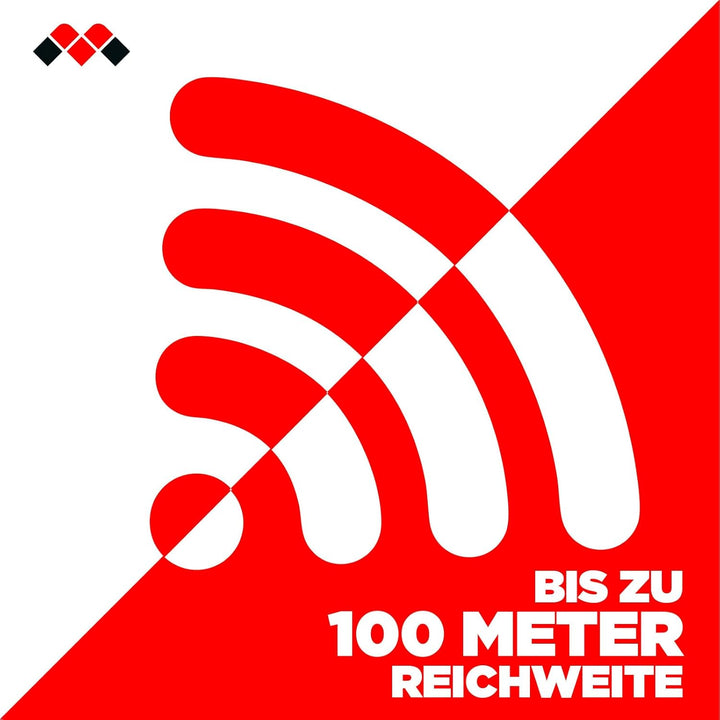 Meliconi HP600 PRO Funkkopfhörer Kabellos mit Ladestation bis zu 100 Meter Reichweite Automatische F