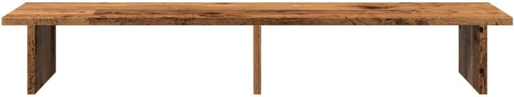 vidaXL Monitorständer Altholz-Optik 100x27x15 cm Holzwerkstoff Altholz 100 x 27 x 15 cm, Altholz 100