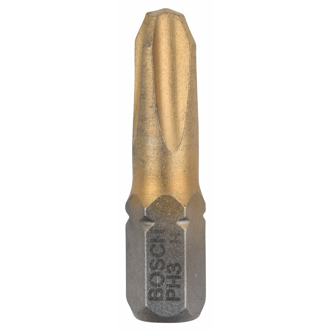 Bosch Professional Bit Max Grip für Phillips-Kreuzschlitzschrauben (PH3, Länge: 25 mm, 25 Stück) 25