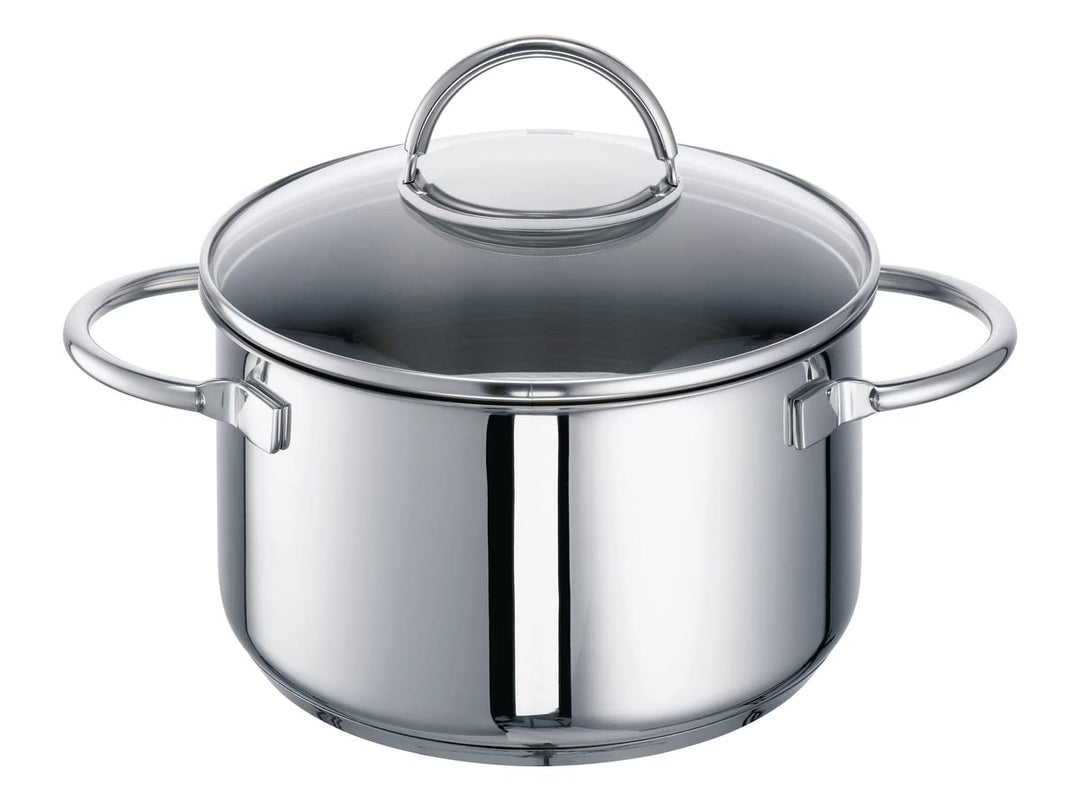 Rohe Germany Fleischtopf Ravenna 20 cm, Edelstahl 18/10, Inhalt ca. 3,5 ltr Fleischtopf 20 cm Durchm